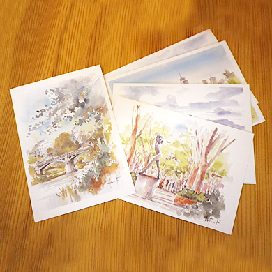 古山拓 水彩画集<br />
「ランズエンドからの手紙」　950円