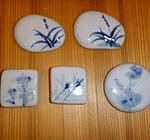 ワラ灰一輪挿し